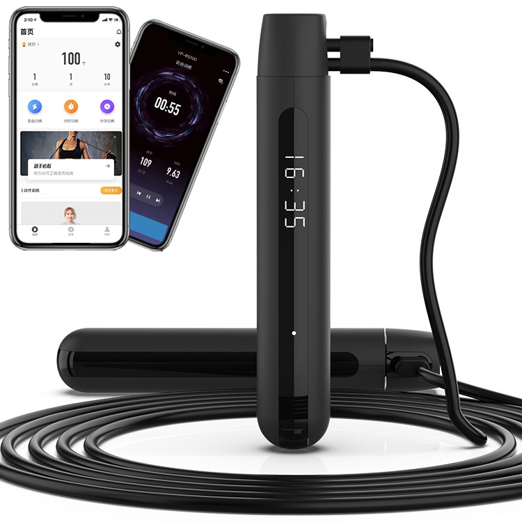 3M Velocidad ajustable cuerda de salto de PVC digital inteligente cuerda de salto inteligente ajustable contador de calorías de ejercicio