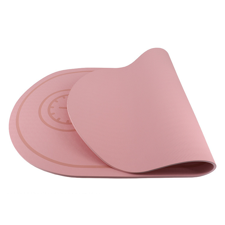 Urich EG0195 TPE Pad de salto cuadrado rosa resistente al agua / Eco amigable Yoga Salto de cuerda de estera