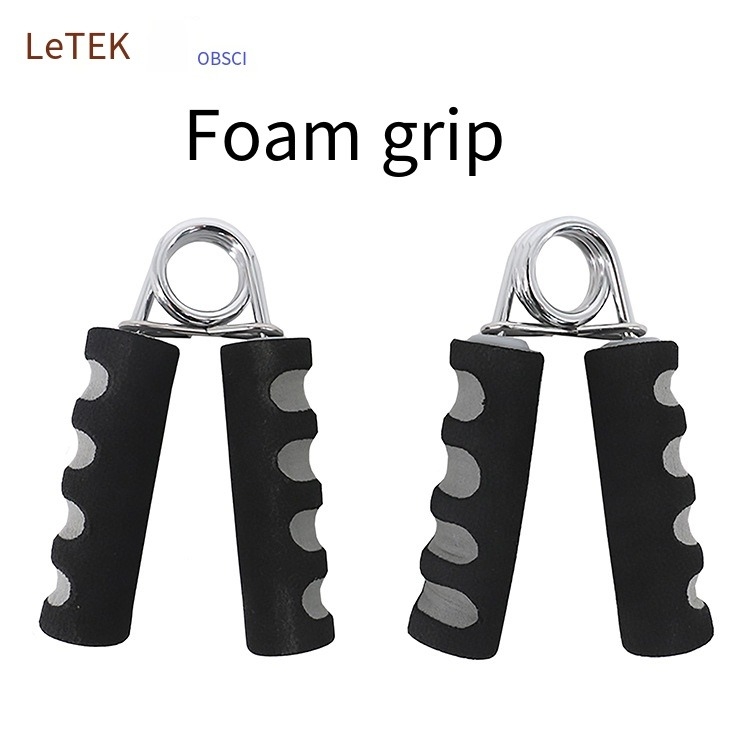 Entrenamiento de fuerza de espuma agarres de mano para el desarrollo muscular Diseño de logotipo personalizado ligero y ajustable