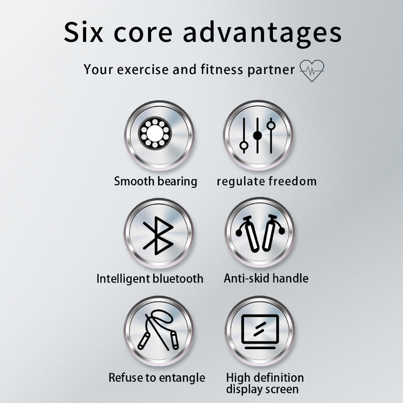 Smart Bluetooth APP Contando Salto de cuerda Familiar Entrenamiento de conteo preciso Quemando grasa para bajar de peso